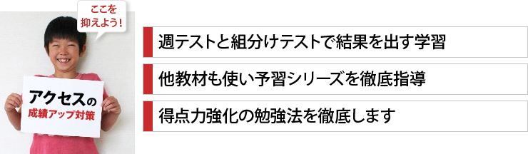 アクセスの成績アップ対策・ここを抑えよう！